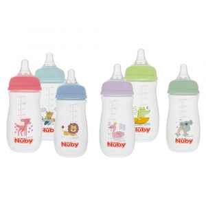 Biberón de Cuello Ancho 9oz Nuby Simply