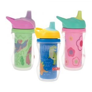 Vaso Entrenado Con Boquilla Active Sipper Anti-Derrames Aislamiento Térmico